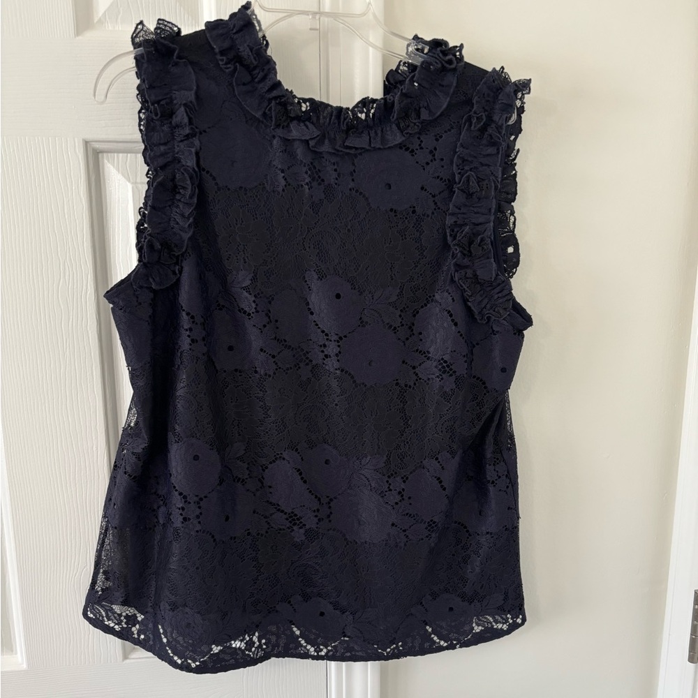 Express Lace Sleeveless Top